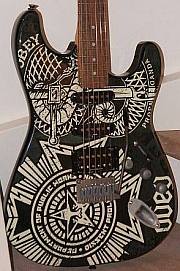 Obey Graphic Stratocaster Dissent Squier 